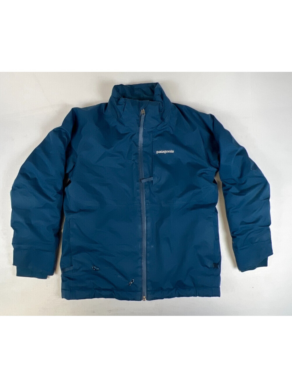 Patagonia Kids S 7-8 Blue Full Zip Insulated Puffer Winter Jacket Outerwear